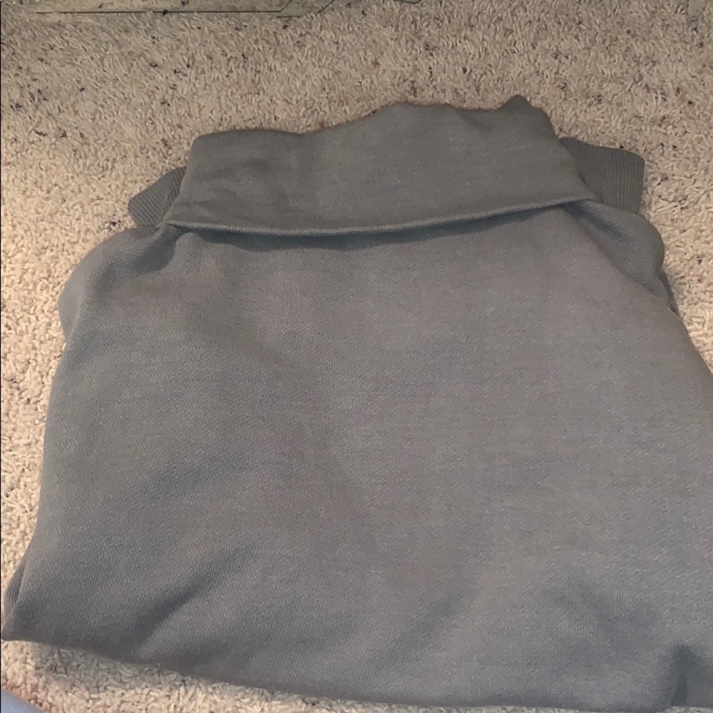Green turtle neck
